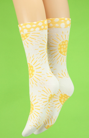 Sun flowers socks
