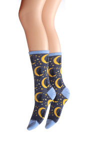 Lunar cat socks