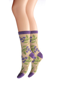 Bunch of black berries socks