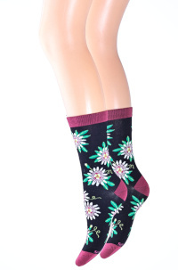 Passionfruits flower socks